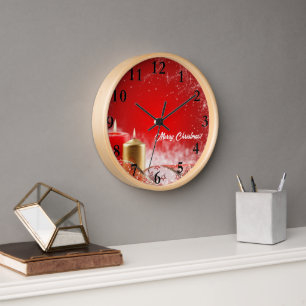 Schöner Frohe Weihnachten Wanduhr! Uhr