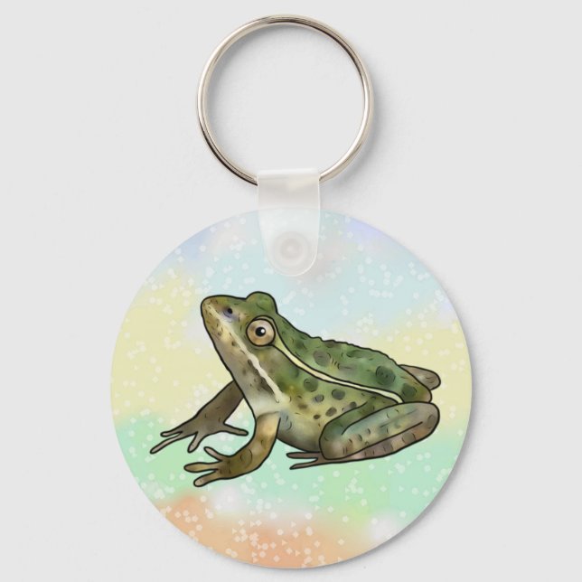 Schöner Frosch Schlüsselger Schlüsselanhänger (Vorderseite)