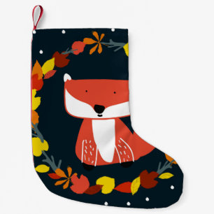 Schöner Fuchs im Winter Kleiner Weihnachtsstrumpf