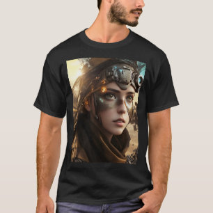 Schöner Futuristischer Cyborg T-Shirt