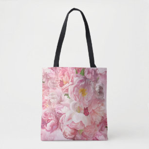 Schöner Garten mit rosa Blume