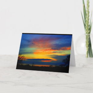 Schöner Geburtstag von Sonnenaufgang bis Sonnenunt Karte