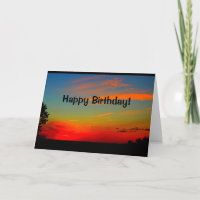 Schöner Geburtstag von Sonnenaufgang bis Sonnenunt
