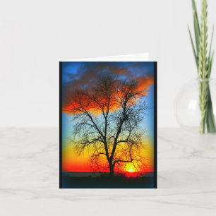 Schöner Geburtstag von Sonnenaufgang bis Sonnenunt Karte