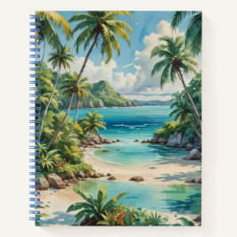 Schöner, geheimer Schnorchelspot Notizbuch