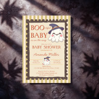 Schöner Geister-Retro-Stempel Halloween-Baby-Party