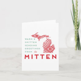 Schöner geistreicher feiertagskarte