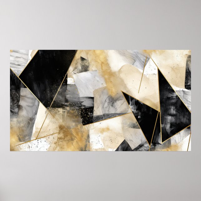 Schöner, gemalter Hintergrund Poster (Vorne)