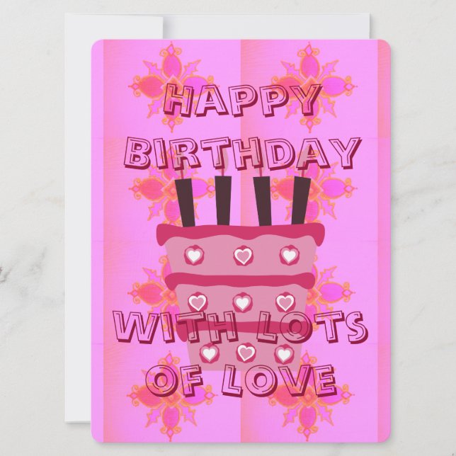 Schöner gesegneter Geburtstag (Vorderseite)