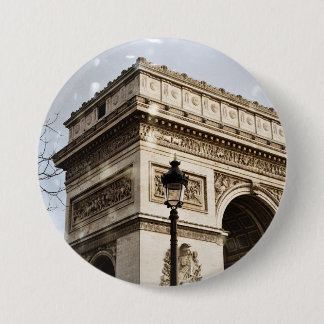 Schöner girly Vintager Paris-Knopf Button