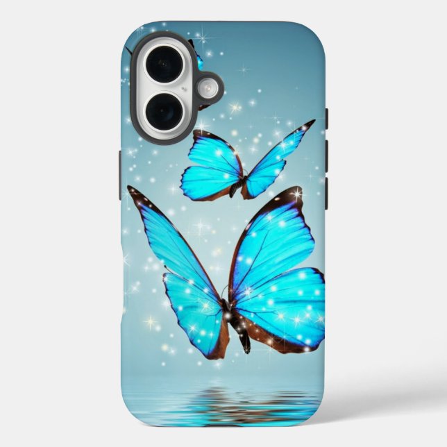 schöner, glänzender Schmetterling Case-Mate iPhone Hülle (Rückseite)