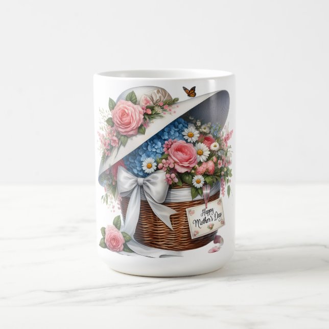 Schöner glücklicher Muttertag Mama Kaffeetasse (Mittel)