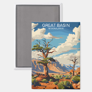 Schöner Great Basin National Park Nevada Vintage Magnet
