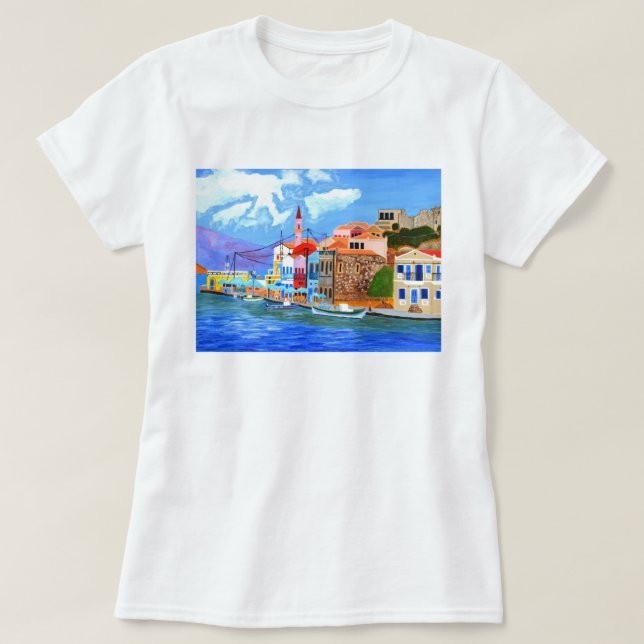 Schöner griechischer T - Shirt Plus Größe (Design vorne)