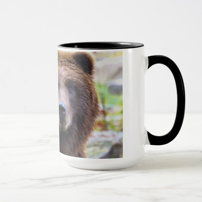 Schöner Grizzlybär Tasse (Rechts)