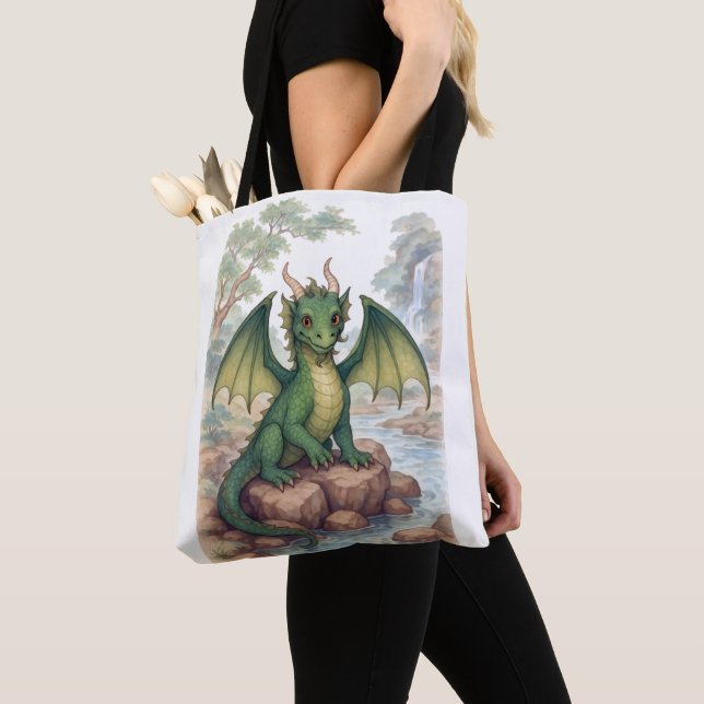 Schöner grüner Drache (Von Nahem)