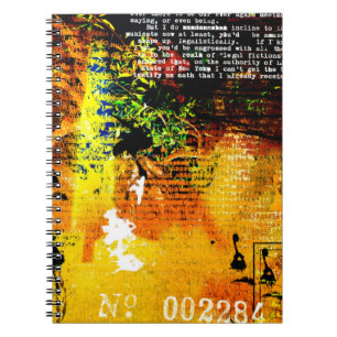 Schöner Grunge-Hintergrund, Vintag, Jubiläum Notizblock