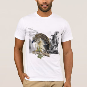 Schöner handgemalter, gefährdeter Philippinischer T-Shirt