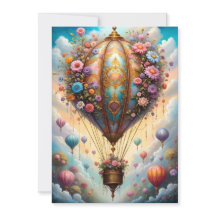 Schöner Heißluftballon