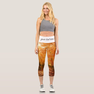 Schöner Herbst Capri Leggings