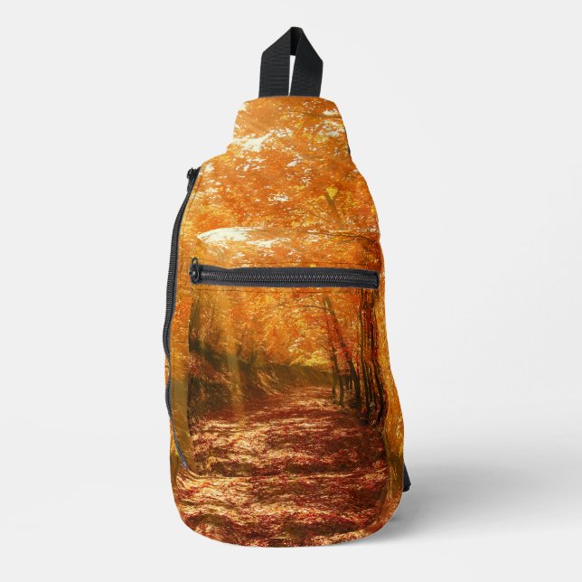 Schöner Herbst Crossbody Bag (Vorderseite)