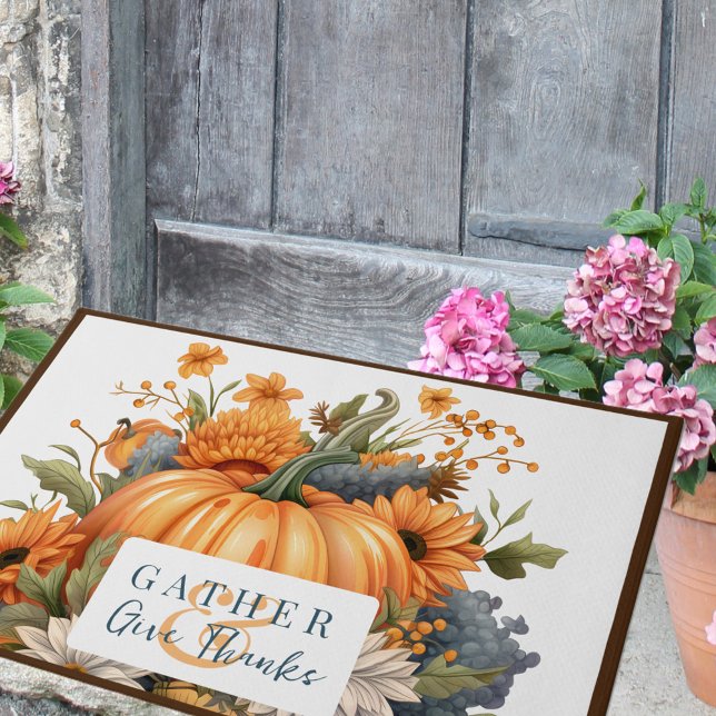 Schöner Herbst-Erntedank Pumpkin Fußmatte (Von Creator hochgeladen)