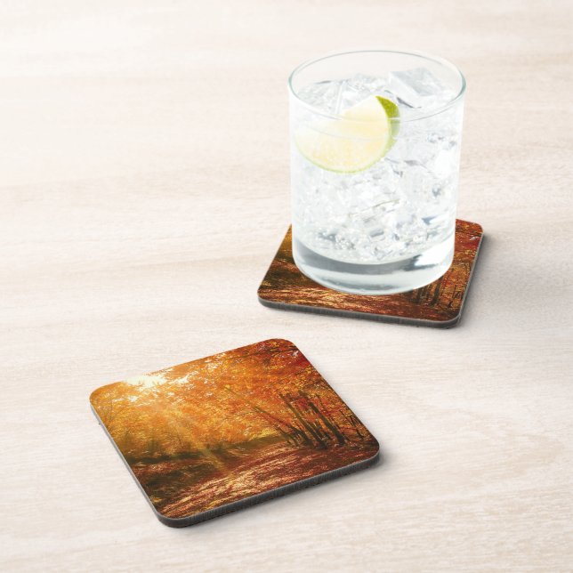 Schöner Herbst Getränkeuntersetzer (Rechte Seite)