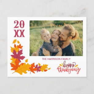 Schöner Herbst Verlass Glückwunsch Erntedankfest F Postkarte