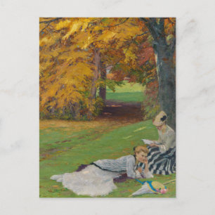 Schöner Herbstnachmittag   Edward Cucuel Postkarte