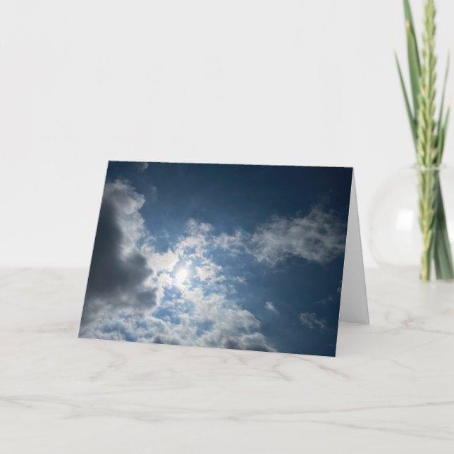 Schöner Himmel#2 Karte (Vorderseite)