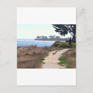 Schöner Himmel am Strand. Postkarte