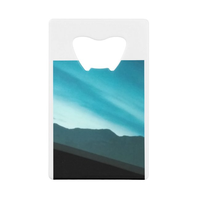 Schöner Himmel Geldbeutel Flaschenöffner (Vorderseite)