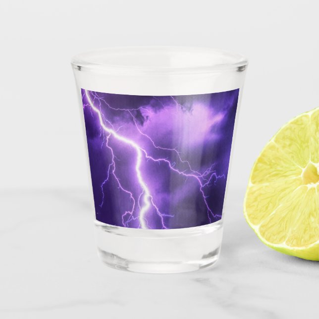 schöner Himmel Schnapsglas (Vorderseite)