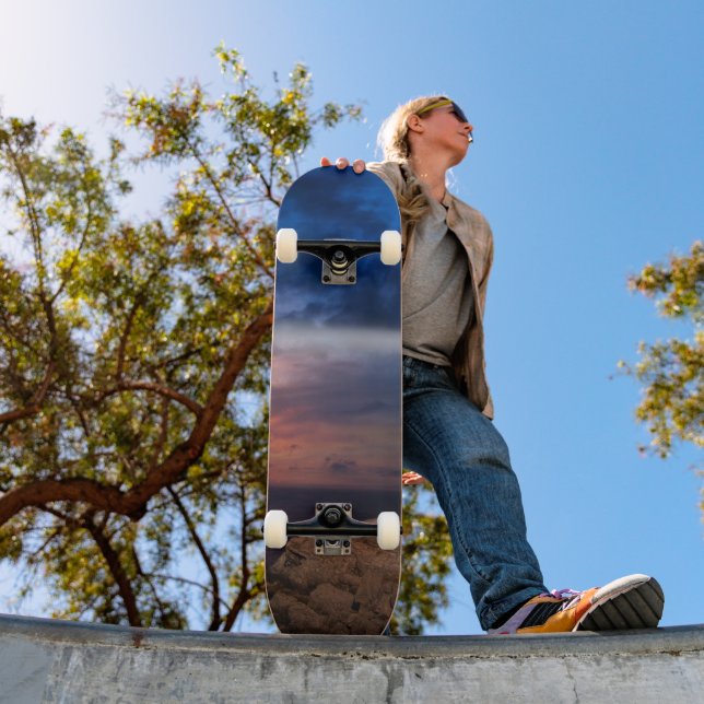schöner Himmel Skateboard (Außen 1)