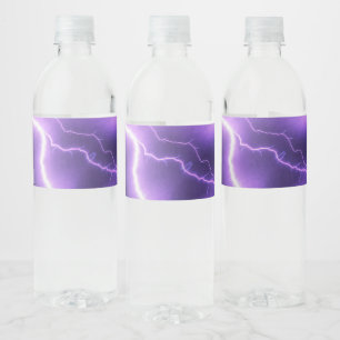 schöner Himmel Wasserflaschenetikett