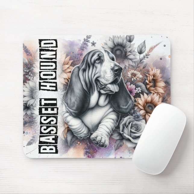 Schöner Hundehund/Hund Mousepad (Mit Mouse)