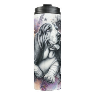 Schöner Hundehund/Hund Thermosbecher