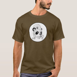 Schöner Hut auf diesem Panda T-Shirt