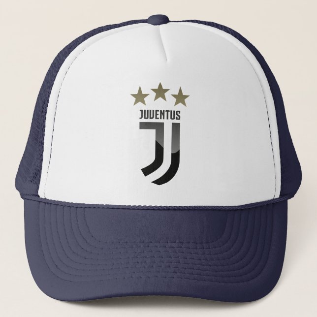 Schöner Hut mit dem Logo des FC Juventus Truckerkappe (Vorderseite)