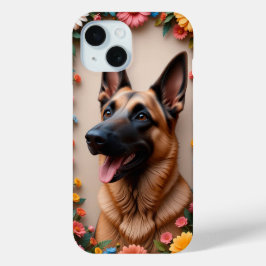 Schöner illustrierter Deutscher Schäferhund Case-Mate iPhone Hülle