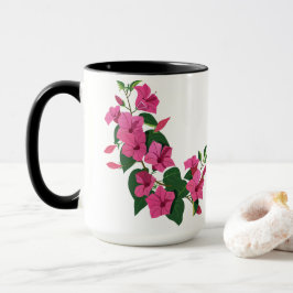 Schöner, individueller Blumenzauberkaffee Tasse