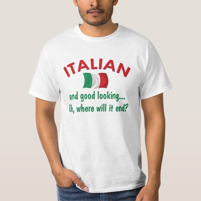 Schöner Italiener T-Shirt (Vorderseite)