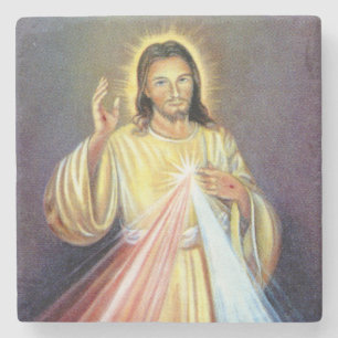 Schöner Jesus Christus Steinuntersetzer