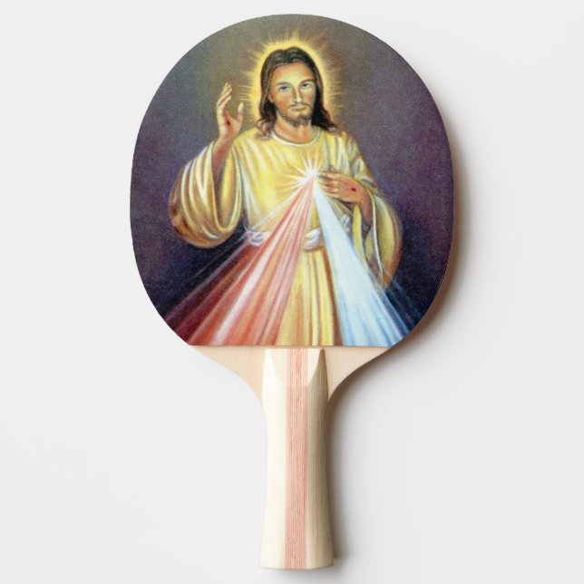 Schöner Jesus Christus Tischtennis Schläger (Vorderseite)