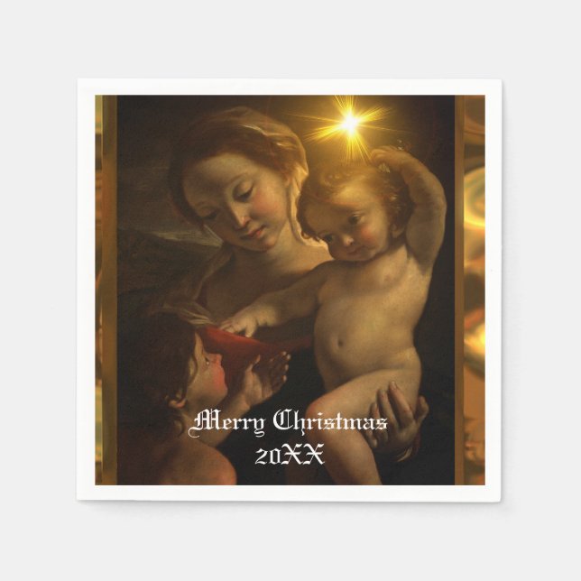 Schöner Jesus Serviette (Vorderseite)