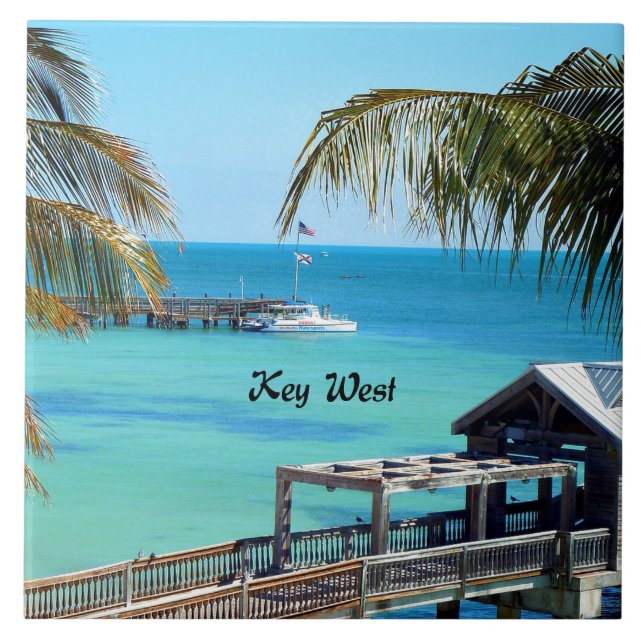 Schöner Key West Fliese (Vorderseite)