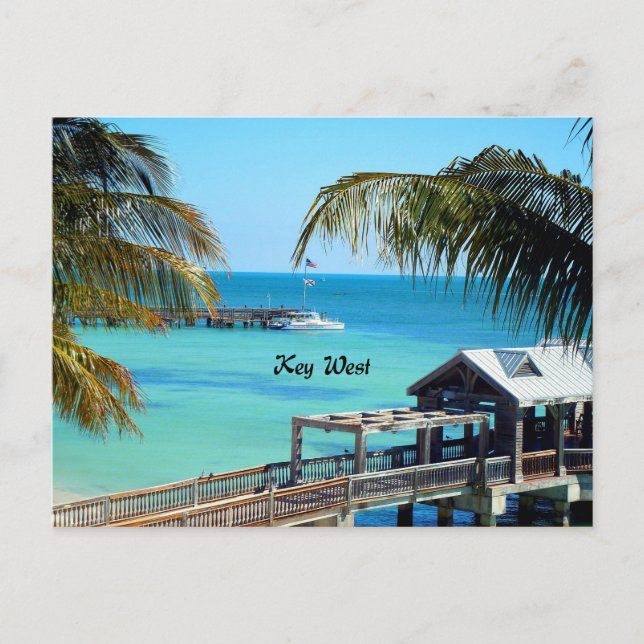 Schöner Key West Postkarte (Vorderseite)