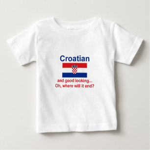 Schöner kroatischer Säuglings-T - Shirt