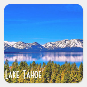 SCHÖNER LAKE TAHOE GLÄNZENDER STICKER