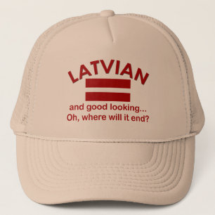 Schöner Latvian Truckerkappe
